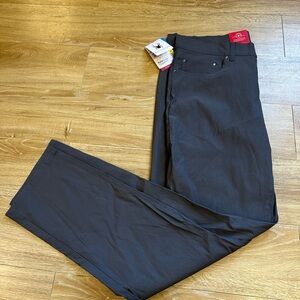NWT Spyder 36x32 Performance Resistant Stretch Flex Waist Pants Gray New